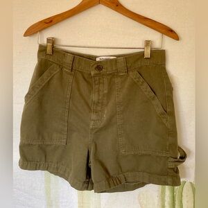Reformation Olive Green Shorts